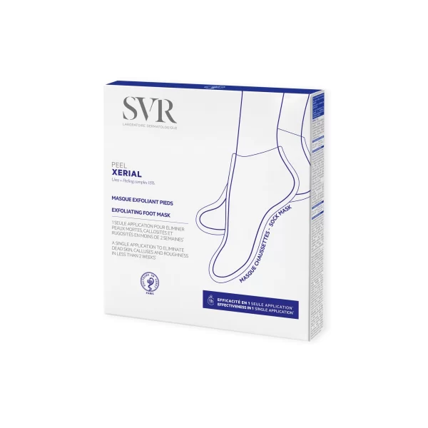 SVR Xerial peel exfoliating foot mask/ اس في ار