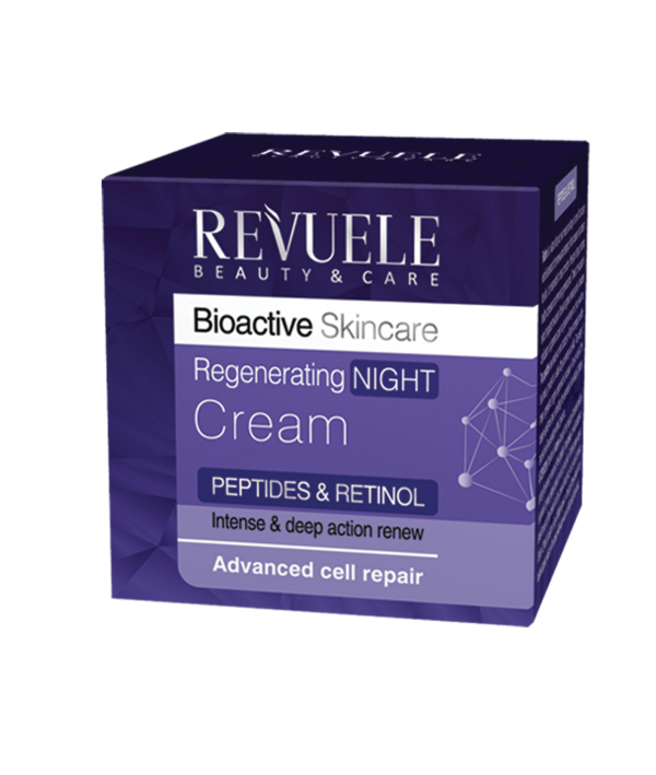 كريم الببتيد و الريتينول تأثير البوتكس ليلي 50 مل فرنسي REVUELE BIOACTIVE PEPTIDES