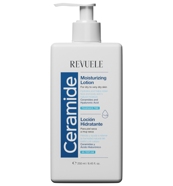 لوشن ترطيب للبشرة الجافة revuele CERAMIDE MOISTURIZING,250ml