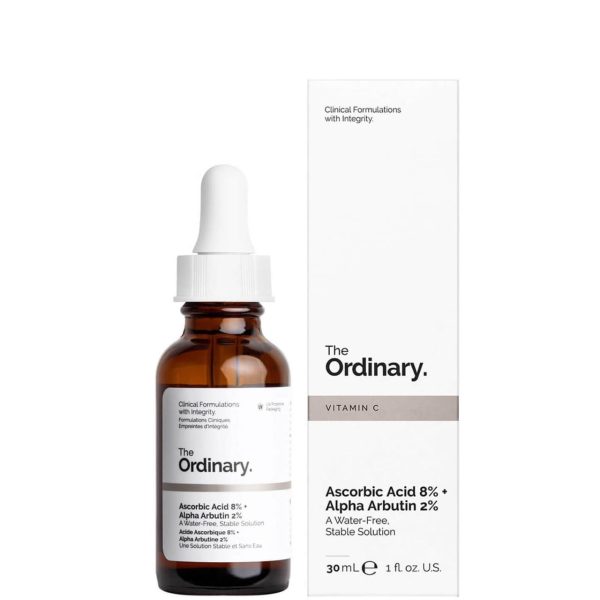 The ordinary ascorbic acid + alpha arbutin