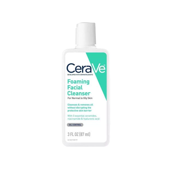 Cerave foaming facial cleanser 87ml oily skin