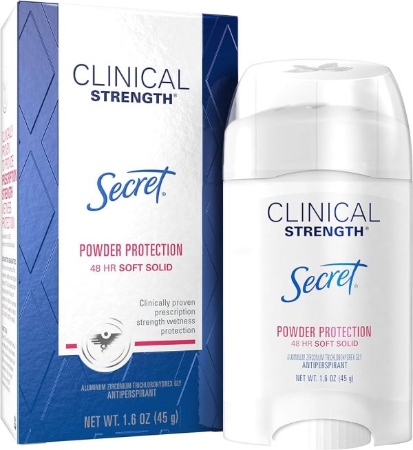 Secret Strength Powder Protection Women's Deodorant مزيل العرق سيكريت كلينيكال بورت بروتكشن للنساء