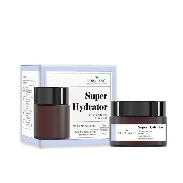 Biobalance Super Hydrator Moisturizing Face Cream With Ceramides And Vitamin F - 50ml | كريم مرطب بالسيراميدات - 50 مل