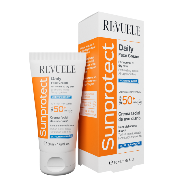 revuele Sunprotect Moisture Boost Face Cream SPF 50 \ ريفولي