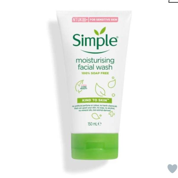 Simple moisturising facial wash / سمبل