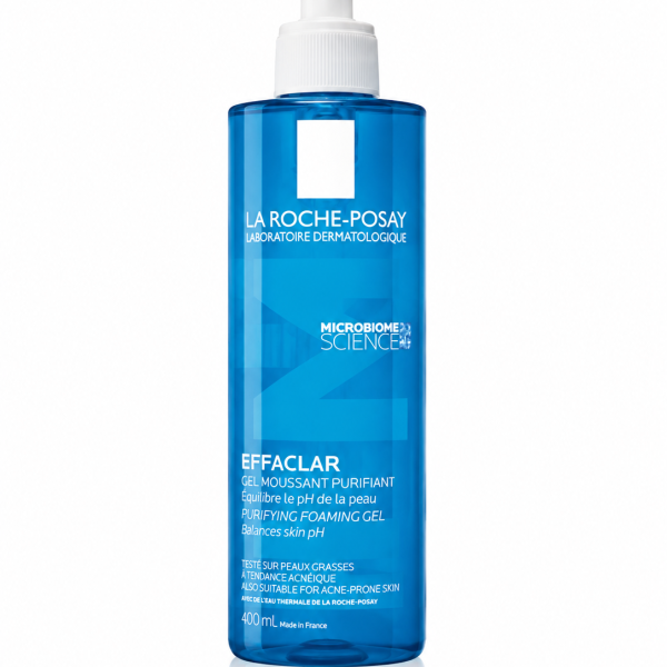 La Roche Posay Effaclar Foaming gel cleanser  400ml /جل منظف رغوي مخصص للبشرة الدهنية من لاروش بوزيه