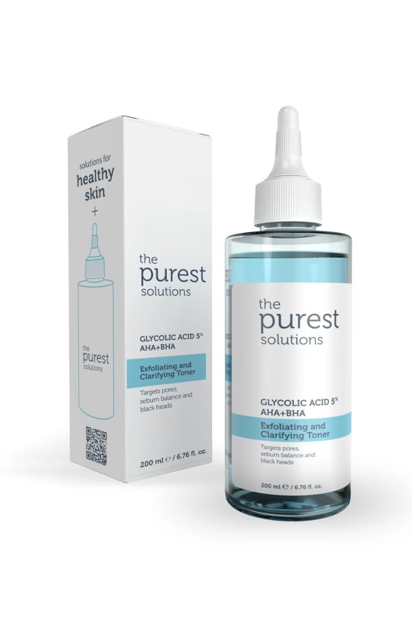 ⁦تونر ذا بيورست مقشر ومنقي حمض الجليكوليك٪ 5 The purest/ AHA + BHA TPS104⁩ - الصورة ⁦5⁩