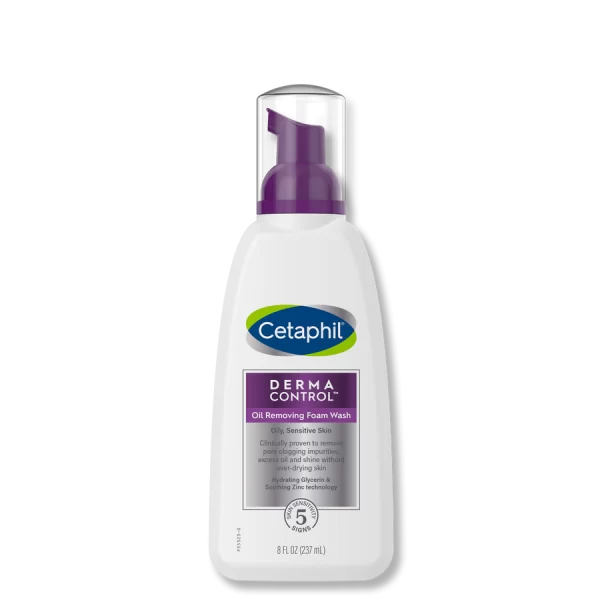 غسول رغوي لتنظيف الوجه بعمق من سيتافيل/Cetaphil DERMA CONTROL Oil Removing Foam wash