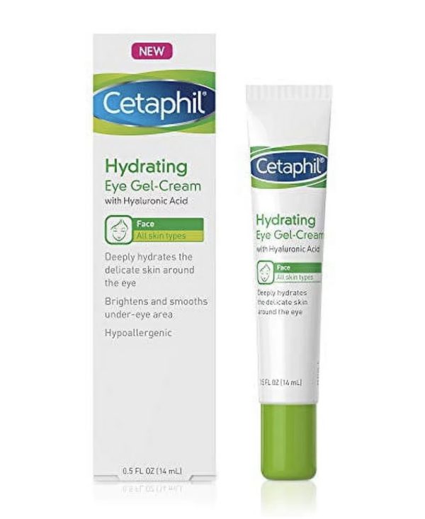 كريم جل مرطب تحت العين من سيتافيل/Cetaphil Hydrating Eye Gel-Cream with Hyaluronic Acid