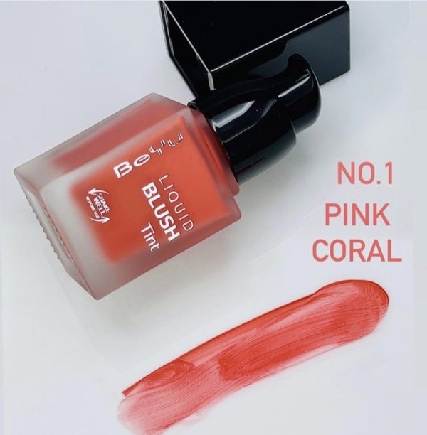 بلاشر كريمي سائل من بي يو/ Beyu Liquid Blush Tint Peach Coral No.1