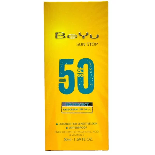 كريم واقي شمس من بي يو /  Beyu Sun Protect Face Cream Sun Stop Spf 50