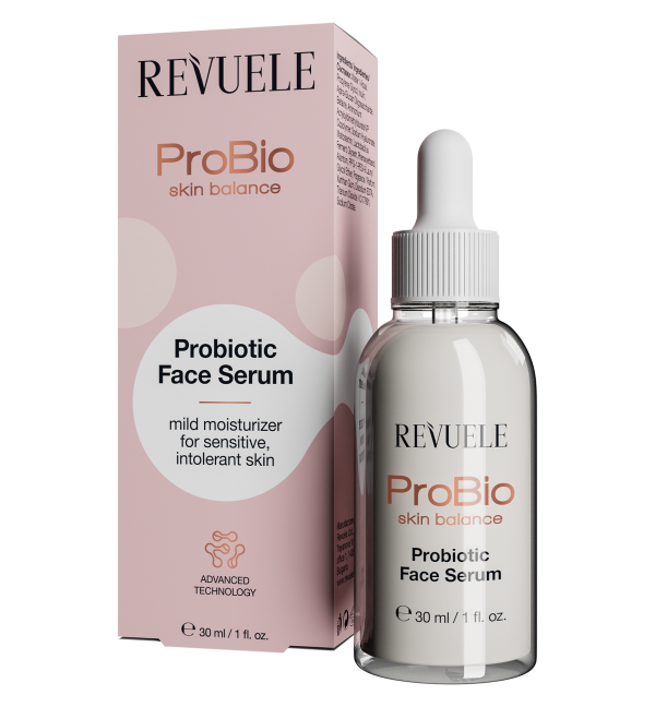 REVUELE PROBIOTIC FACE SERUM /سيروم ترطيب خفيف للبشرة الدهنية والحساسة من ريفولي