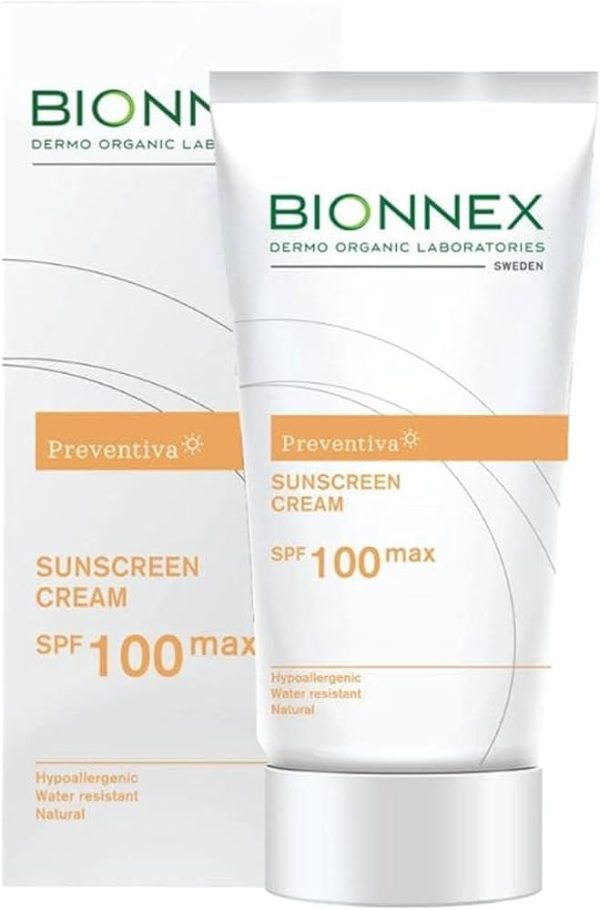 واقي شمس كريمي من بايونيكس بعامل حماية 100ماكس/ Bionnex sunscreen cream 100spf max