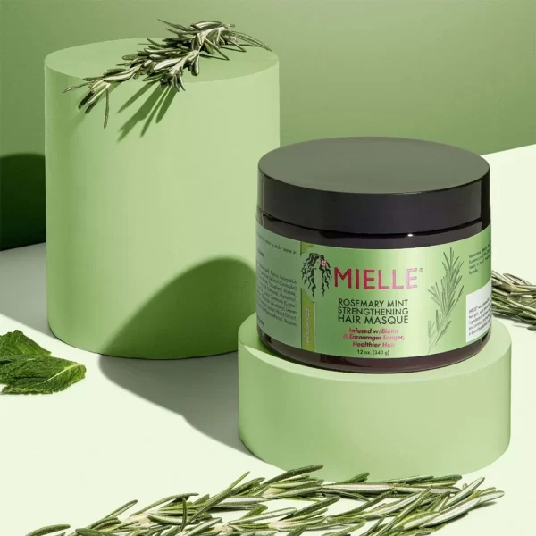 Mielle Rosemary mint hair mask /ماسك تقوية الشعر، إكليل الجبل والنعناع من ميلي روز