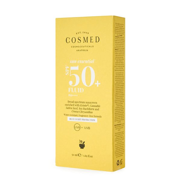 COSMED SUN ESSENTIAL SPF 50+ FLUID - 50ML | كوزميد واقي شمسي سائل بعامل حماية 50 - 50 مل