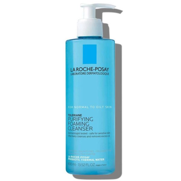 La Roche-Posay 400 ml Toleriane Purifying Foaming Facial Cleanser لاروش بوزيه منظف ​​الوجه الرغوي