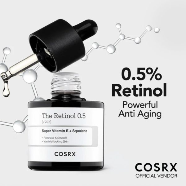 ⁦cosrx the retinol 0.5% serum / سيرم  رتنول من كوزركس⁩ - الصورة ⁦2⁩