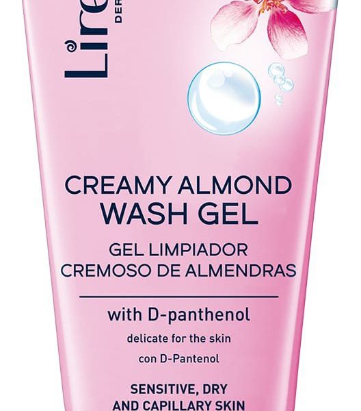 Lirene creamy almond wash gel 150 ml/ ليرين