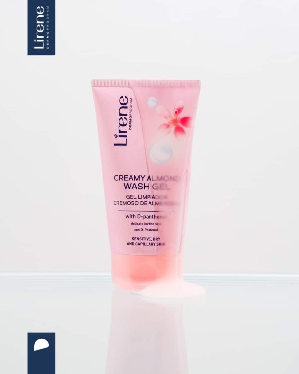 ⁦lirene creamy almond wash gel 150 ml/ ليرين⁩ - الصورة ⁦2⁩