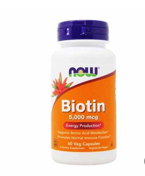 now biotin 5000mcg