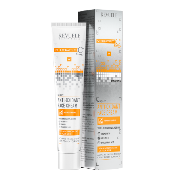 Revuele Vitanorm C+ Antioxidant Night Cream - 50ml | ريفولي كريم ليلي مع فيتامين سي