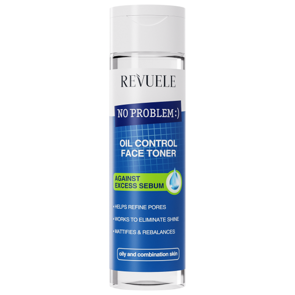 Revuele no problem oil control face toner/ريفولي