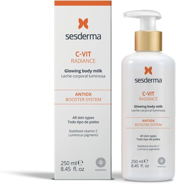 Sesderma c vit glowing body milk 250 ml / كريم ترطيب وتفتيح من سيسديرما