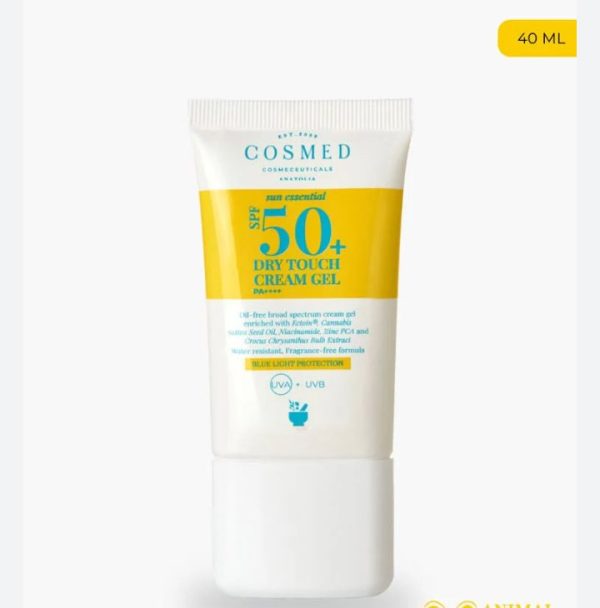 COSMED SUN ESSENTIAL SPF50+ DRY TOUCH CREAM GEL - 40ML | كوزميد واقي شمسي جيل كريم - 40 مل