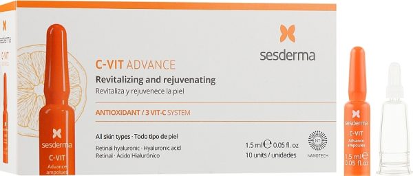 Sesderma c vit advance ampoules / امبولات النضاره من سيسديرما