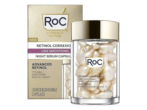 ROC CLINICALLY RETINOL CORREXION®  LINE SMOOTHING  NIGHT SERUM CAPSULES/روك كلنك