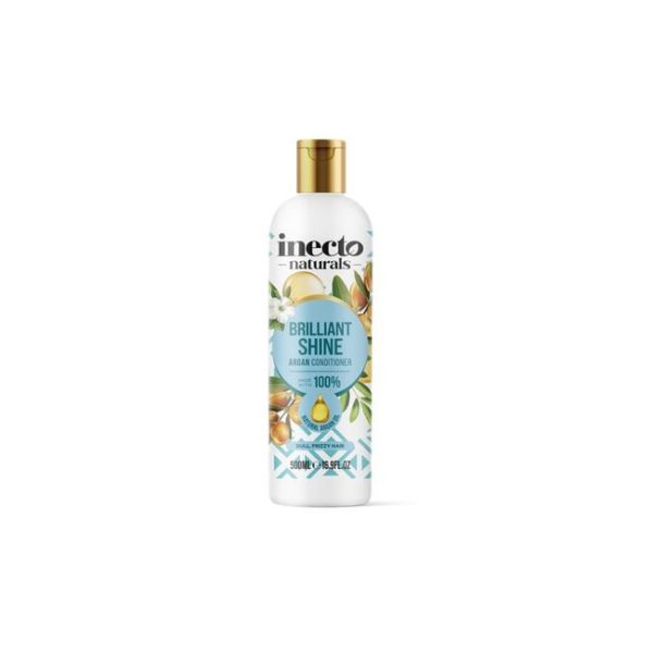 Inecto brilliant shine argan conditioner 500 ml/مكيف الشعر بخلاصة زيت الارغان