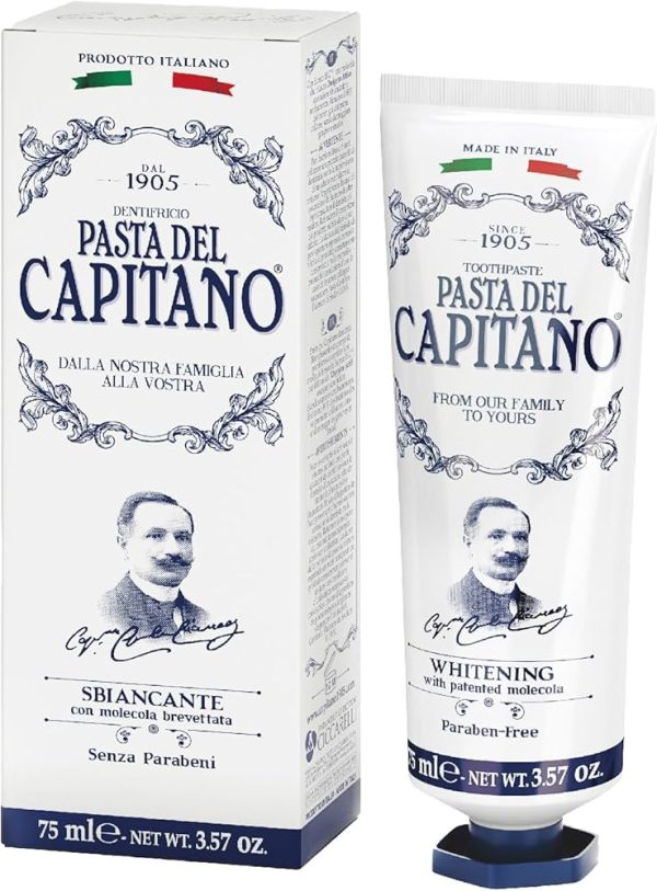 Capitano whitening toothpaste 75ml / معجون اسنان