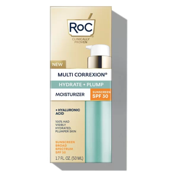 ROC MULTI CORREXION® Hydrate + Plump Moisturizer SPF 30/50ML / مرطب نهاري للخطوط والتجاعيد من ار او كي