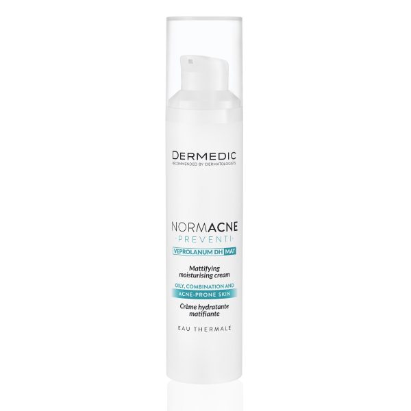 DERMEDIC NORMACNE MATTIFYING MOISTURISING CREAM, 40 ML /كريم مرطب البشره الدهنيه يمنع لمعان البشره من ديرماديك