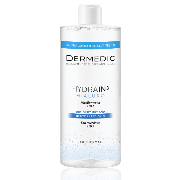 DERMEDIC HYDRAIN MICELLAR WATER H2O, 500 ML/ ماء ميسلر من ديرماديك