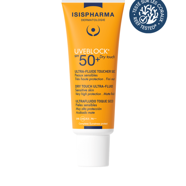 Ultra fluid Isispharma uveblock spf50 dry touch