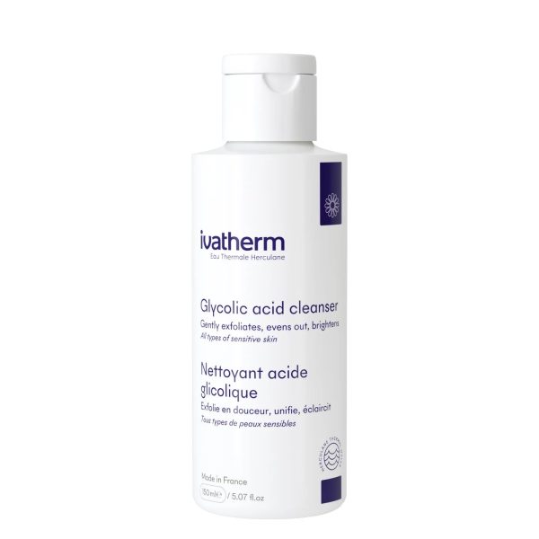 IVATHERM CLEANSING GEL WITH GLYCOLIC ACID - 150ML | ايفاثيرم غسول جل بالجليكوليك اسيد - 150 مل