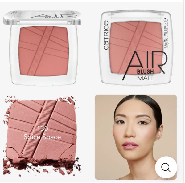 CATRICE POWDER BLUSH AIRBLUSH MATT | كاتريس بلاش مات (130 spice space )