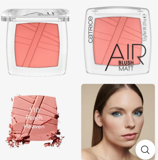 CATRICE POWDER BLUSH AIRBLUSH MATT | كاتريس بلاش مات (110 peach heaven)