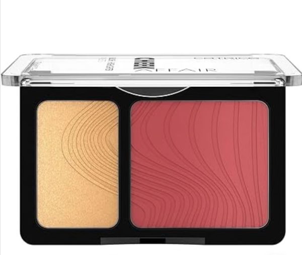 CATRICE CHEEK AFFAIR BLUSH & HIGHLIGHTER PALETTE - 10G | كاتريس باليت خدود وهايلايتر تشيك أفير (020 end of friendzone)