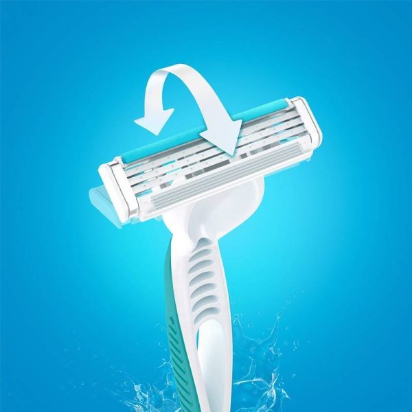 ⁦Gillette Venus 3 Sensitive Disposables Razor 4+2 free / شفرات فينوس للاستعمال مره واحده للبشره الحساسه⁩ - الصورة ⁦2⁩