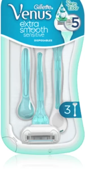 Gillette Venus Extra Smooth Sensitive Disposable Razors / شفرات جيليت فينوس لنعومه فائقه للبشره الحساسه