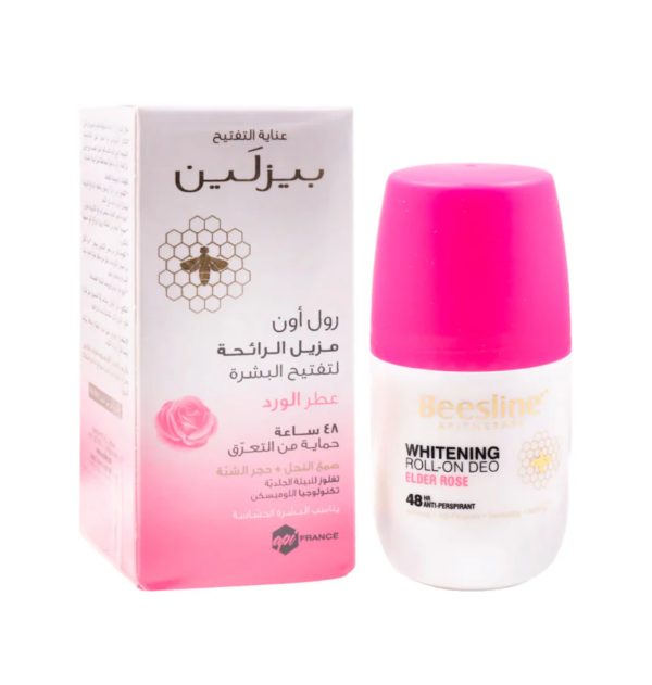 BEESLINE WHITENING DEO ROLL ON - ELDER ROSE  |بيزلين ديودوران رول اون لتفتيح البشرة