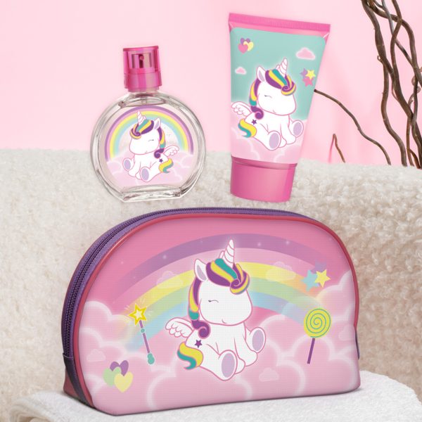 Toiletry Bag with EDT 50 ml & Shower Gel 100 ml | Eau my unicorn | يونيكورن