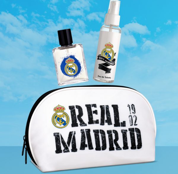 Toiletry Bag with EDT 50 ml & Body Spray 100 ml ريال مدريد