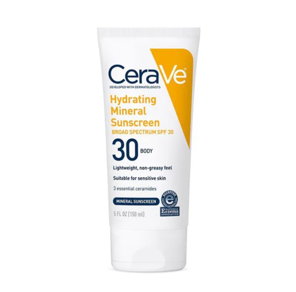 CERAVE HYDRATING MINERAL SUNSCREEN SPF 30 BODY 150ML / واقي شمس سيرافي