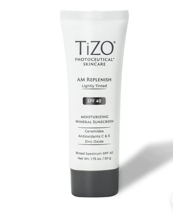 TIZO PHOTOCEUTICAL AM REPLENISH LIGHTLY TINTED SPF 40 - 50G | تايزو واقي شمسي صباحي مع لون خفيف SPF 40 - 50 غرام