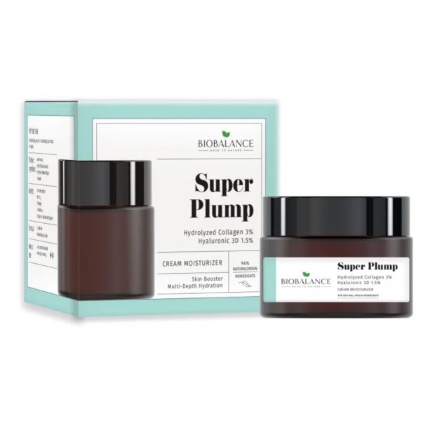 BIO BALANCE SUPER PLUMP SMOOTHING FACE CREAM WITH COLLAGEN AND HYALURONIC ACID - 50ML | بايو بالنس كريم الوجه بالكولاجين و حمض الهيالورونيك - 50 مل