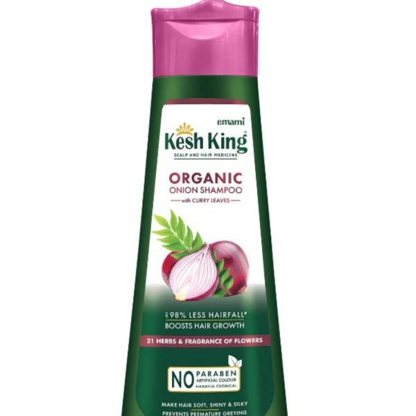KESH KING AYURVEDIC ONION SHAMPOO WITH 21 HERBS - 300ML | شامبو البصل الأيورفيدا مع 21 عشبة - 300 مل