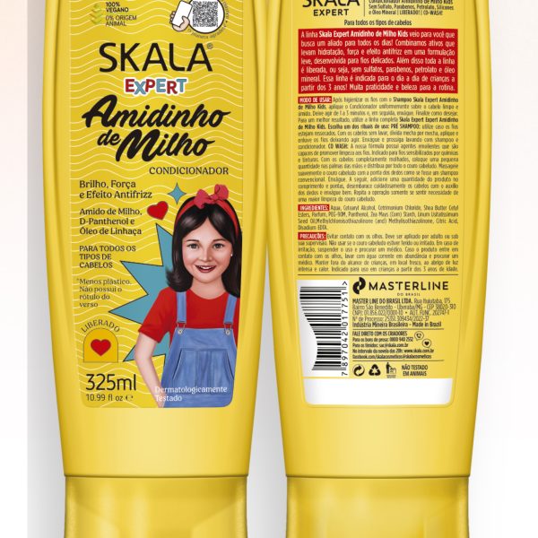 SKALA AMIDINHO DE MILHO KIDS CONDITIONER   325ML | سكالا بلسم للأطفال   325 مل